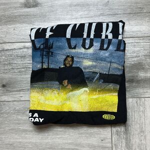 Ice Cube Mens West Coast "It Was A Good Day" Short Sleeve T-Shirt Black Size L